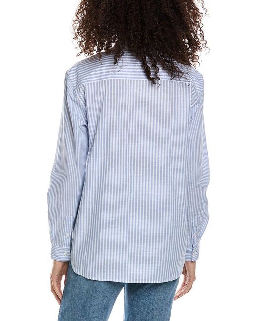 The Kooples Blue Bleeker Stripe Shirt