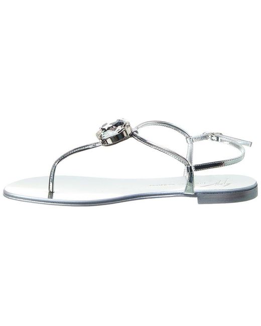 Giuseppe Zanotti White Rock Sandal
