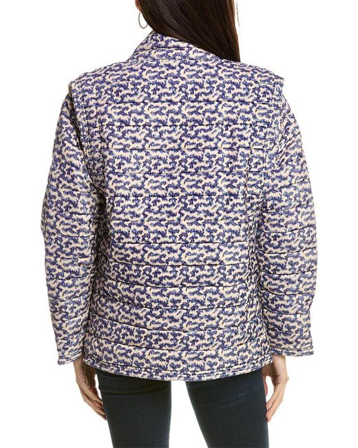 Isabel Marant Gray Isabel Marant Etoile Areta Quilted Jacket