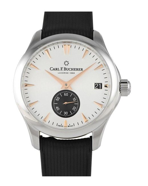 CARL F BUCHERER Black Manero Peripheral Watch, Circa 2024 (authentic Pre-loved) for men