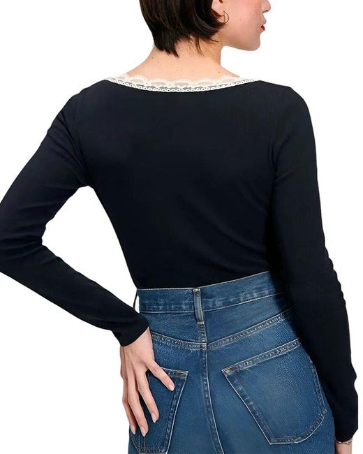 Adele Berto Blue Top
