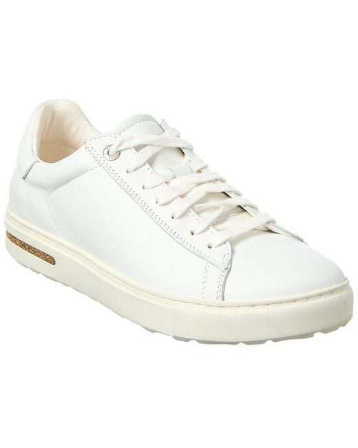 Birkenstock White Bend Low Ii Narrow Leather Sneaker