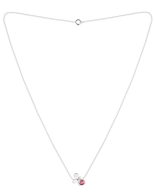 Gregg Ruth Pink 14K 0.51 Ct. Tw. Diamond & Ruby Pendant