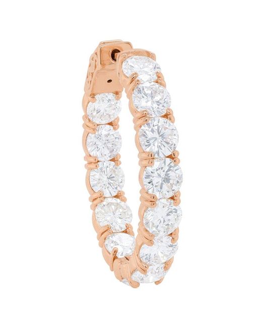 Diana M White Fine Jewelry 18K 13.45 Ct. Tw. Diamond Earrings