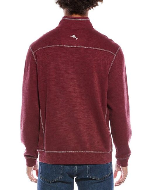 Tommy Bahama Red Sport Tobago Bay 1/2-Zip Pullover for men