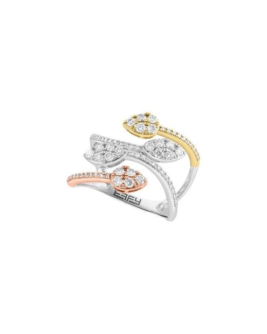 Effy Fine Jewelry White 14K 0.82 Ct. Tw. Diamond Ring