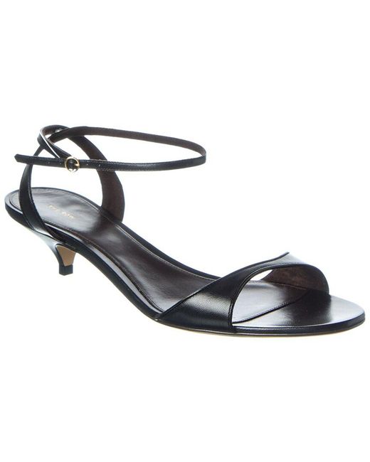 The Row Metallic Vika Leather Sandal