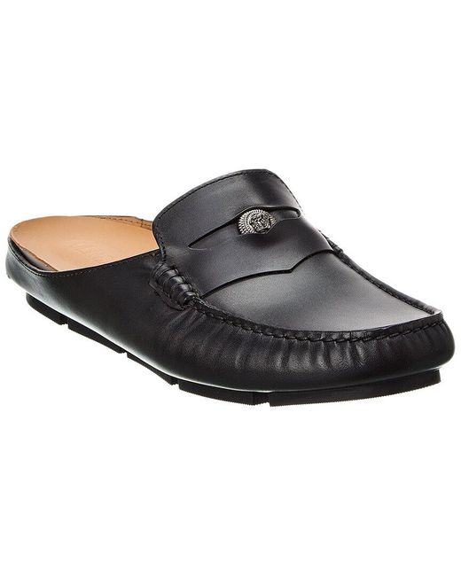 Versace Black Medusa Biggie Leather Loafer for men
