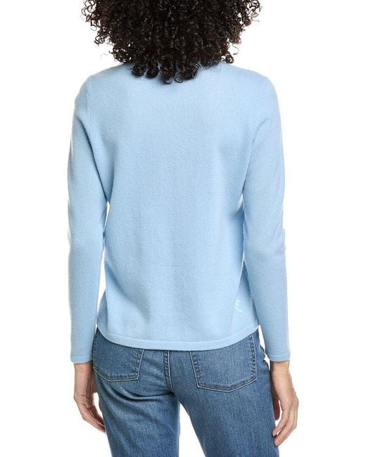 J.McLaughlin Blue Shield Cashmere Sweater
