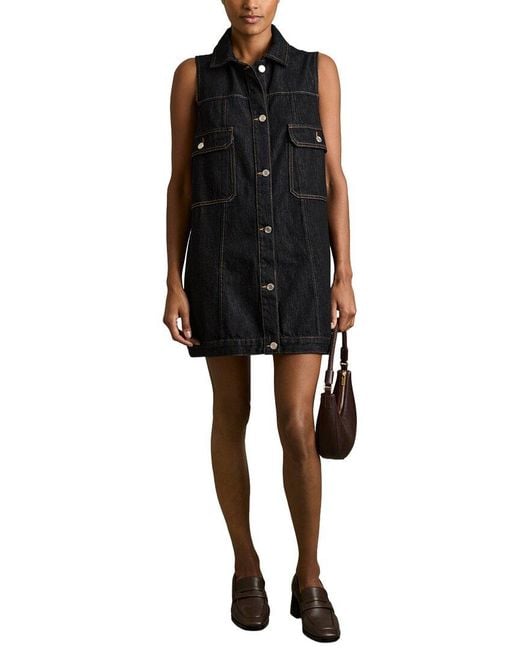 Reiss Black Brooklyn Dress