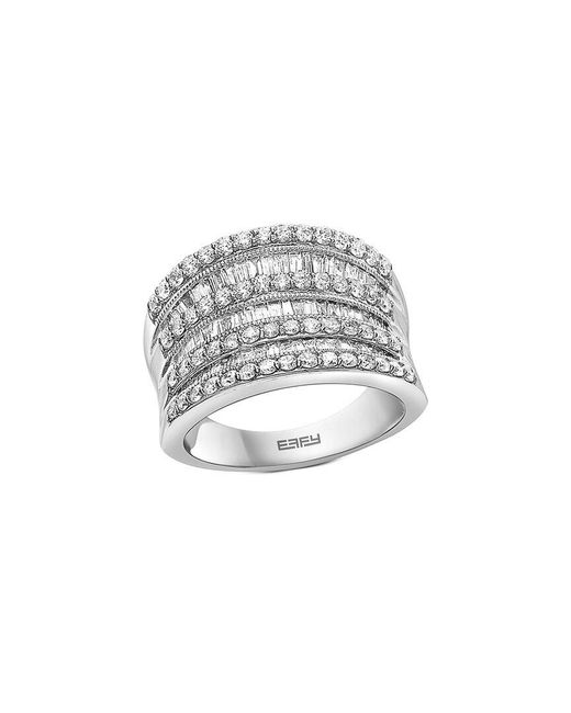 Effy Fine Jewelry White 14K 1.46 Ct. Tw. Diamond Ring