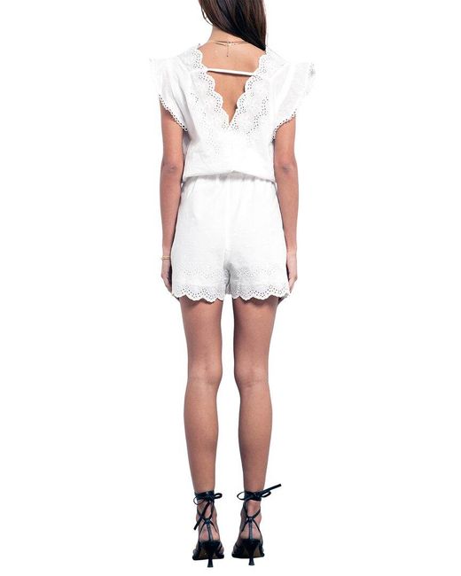 Tart Collections White Adelaide Romper