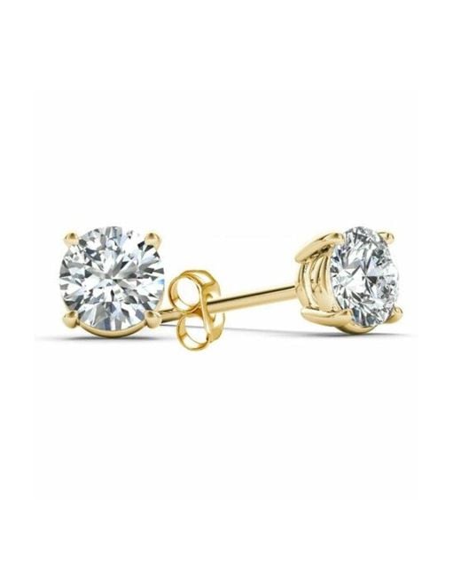 Diamond Select Cuts Metallic 14k 0.46 Ct. Tw. Diamond Earrings
