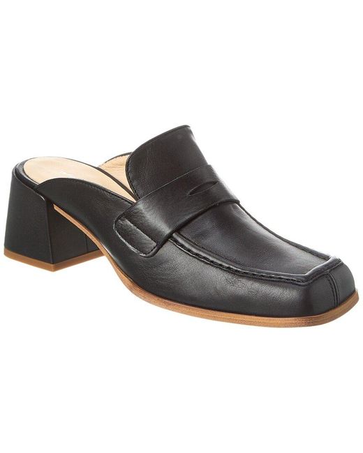 INTENTIONALLY ______ Black Prof Leather Loafer