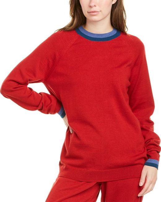 LNDR Chalet Wool Sweater in Red - Save 1% - Lyst