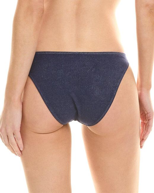 Onia Blue Low-rise Bikini Bottom