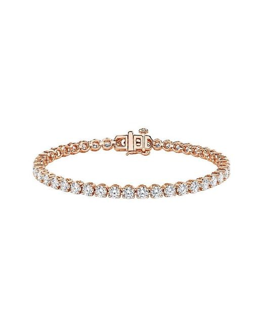 Lab Grown Diamonds White 14K 3.20 Ct. Tw. Lab-Grown Diamond Tennis Bracelet