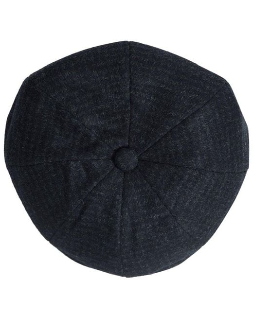 Reiss Blue Arbor Baker Boy Wool-Blend Hat for men
