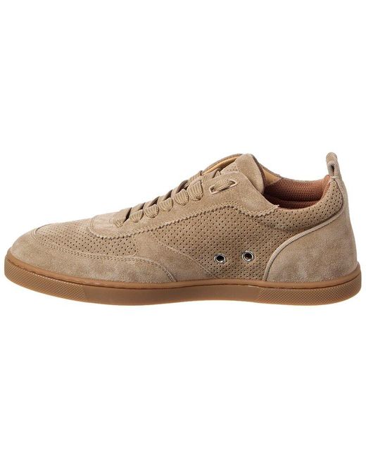 Christian Louboutin Brown Tutti Rui Suede Sneaker