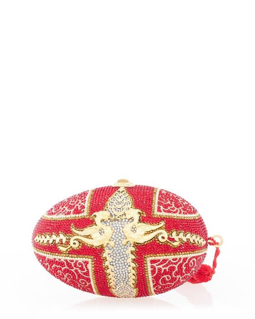 Judith Leiber Red Egg Dragon's Realm Clutch
