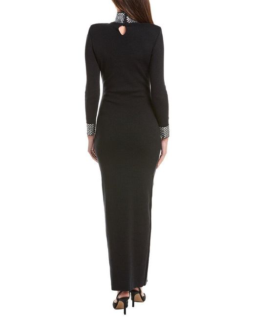 retroféte Black Monroe Cashmere-Blend Dress