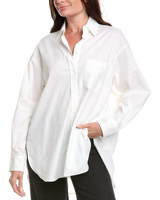 Rag & Bone White Max Boyfriend Shirt