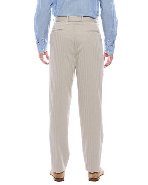 Brunello Cucinelli Multicolor Leisure Fit Pleated Silk-Blend Pant for men