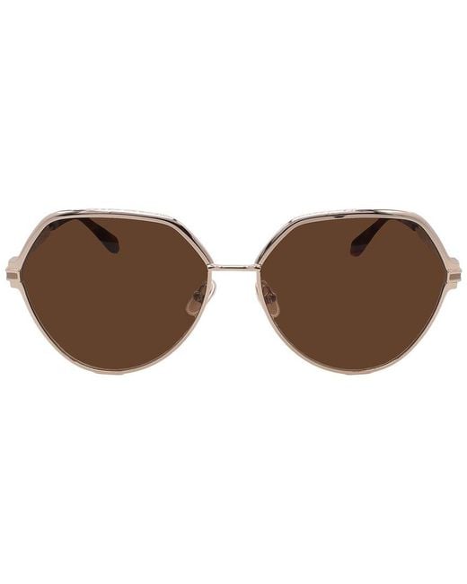 Ferragamo Brown Sf325s 62mm Sunglasses