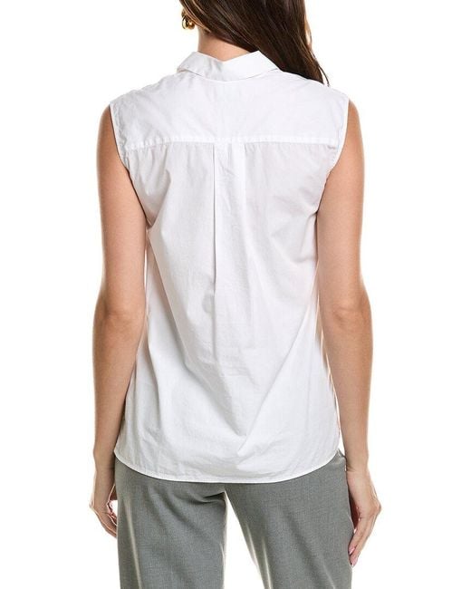Officine Generale White Officine Generale Poplin Top