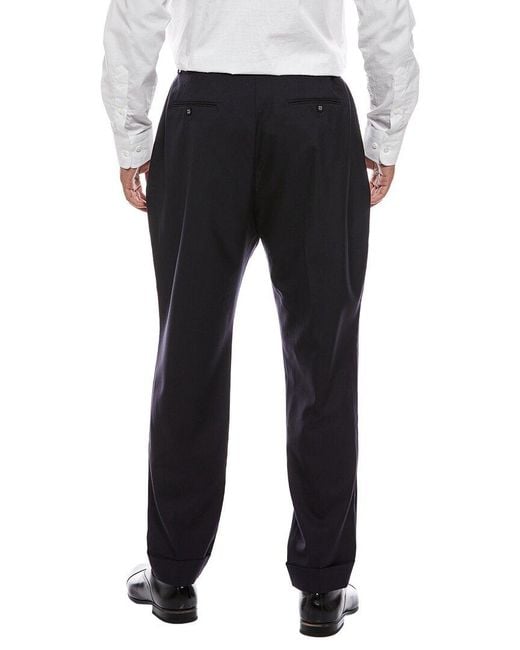 Officine Generale Black Officine Generale Pierre Wool Pant for men