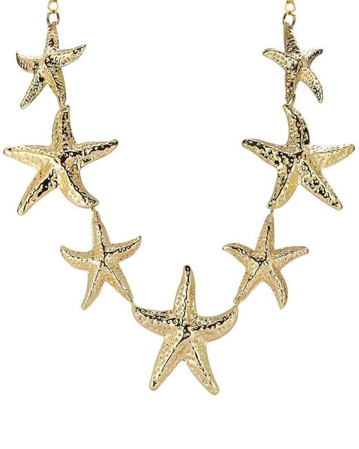 Sphera Milano Metallic Plated Starfish Choker Necklace