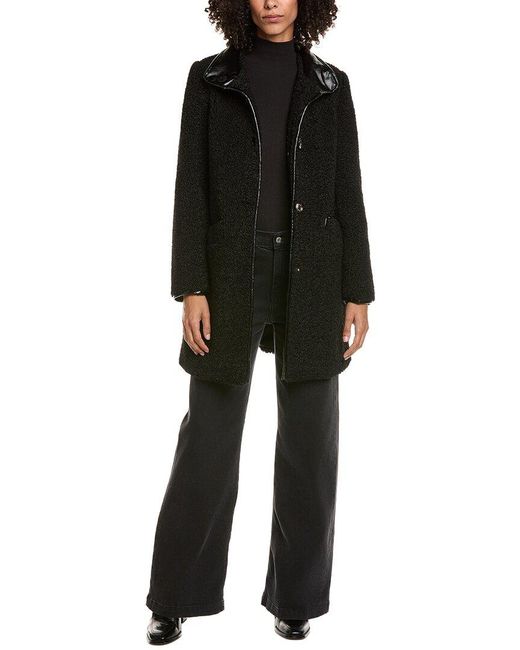 Sam Edelman Black Teddy Coat