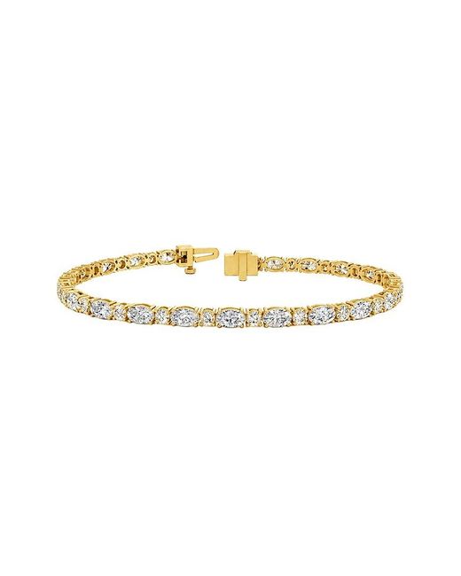 Lab Grown Diamonds White 14K.85 Ct. Tw. Lab-Grown Diamond Tennis Bracelet