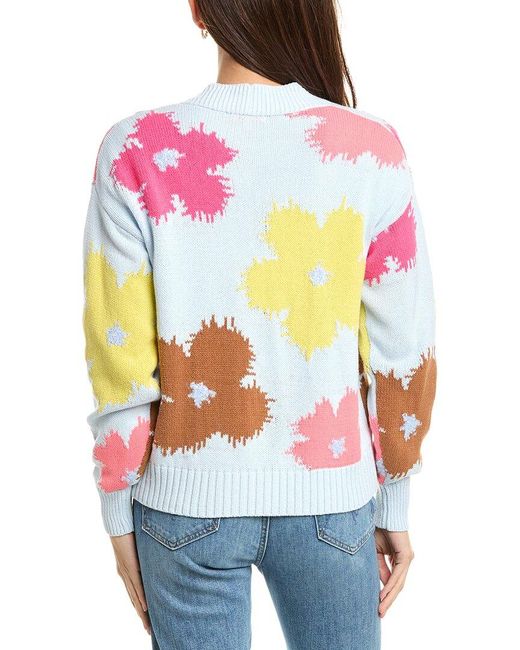 Lisa Todd Gray Lazy Daisy Cardigan