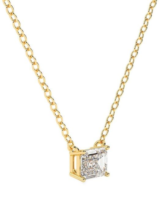 Lab Grown Diamonds Metallic 14K 0.75 Ct. Tw. Lab-Grown Diamond Necklace