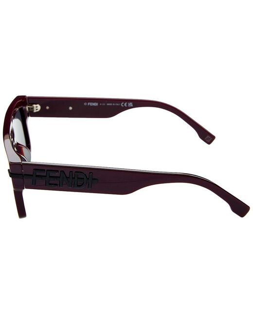 Fendi Fe40091U 54Mm Sunglasses in Blue for Men | Lyst
