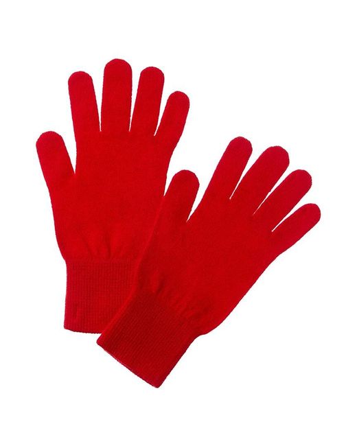 SCOTT & SCOTT LONDON Red Classic Cashmere Gloves