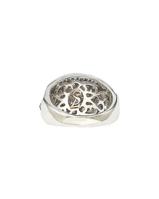 Suzy Levian Gray 18k & Silver 3.00 Ct. Tw. Sapphire Ring