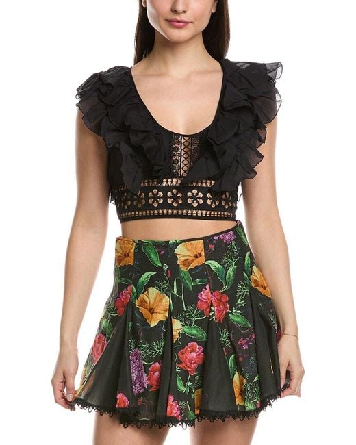 Charo Ruiz Black Elle Top