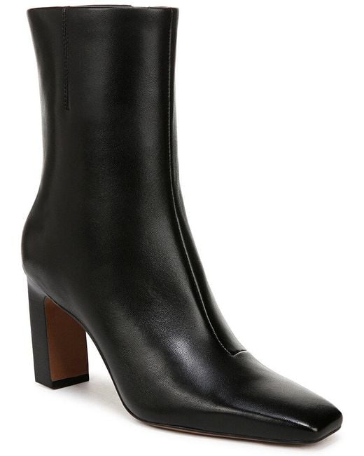 Franco Sarto Black Briar Leather Bootie