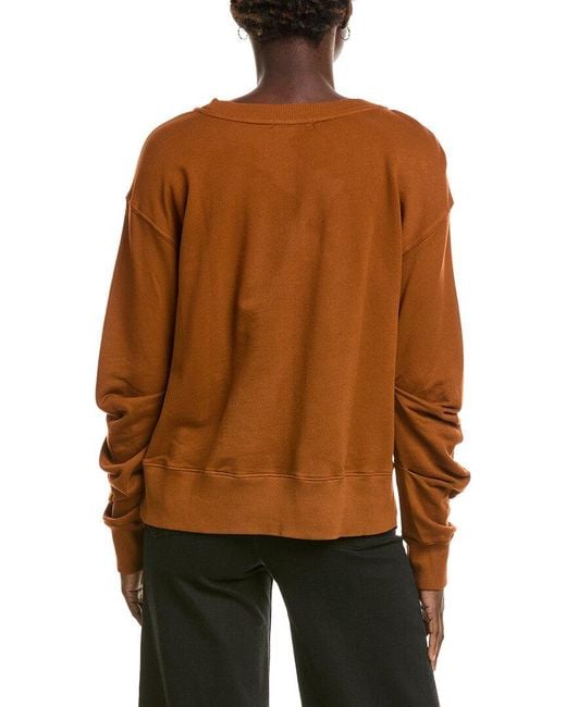 Michael Stars Brown Jackie Sweatshirt