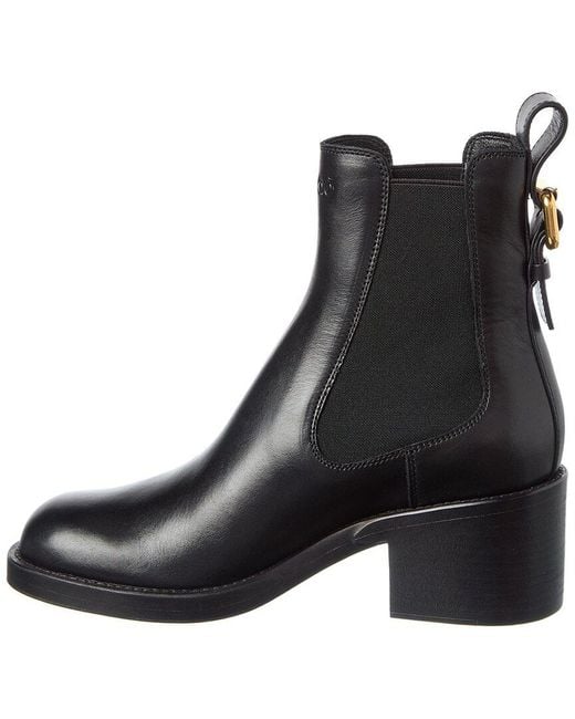 Chloé Black Dakota Leather Boot