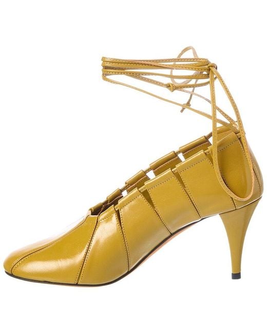 Proenza Schouler Metallic Hinge Leather Pump
