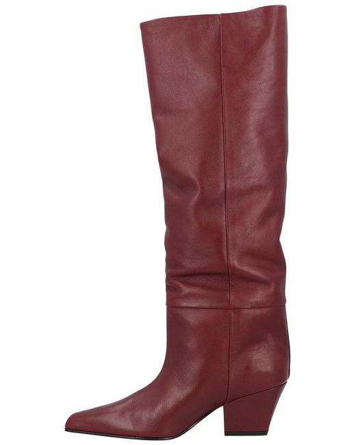 Paris Texas Red Jane Leather Boot