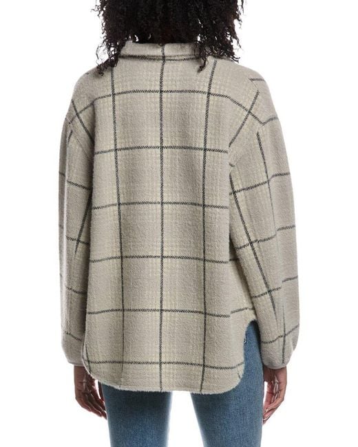 Z Supply Gray Bronx Plaid Jacket