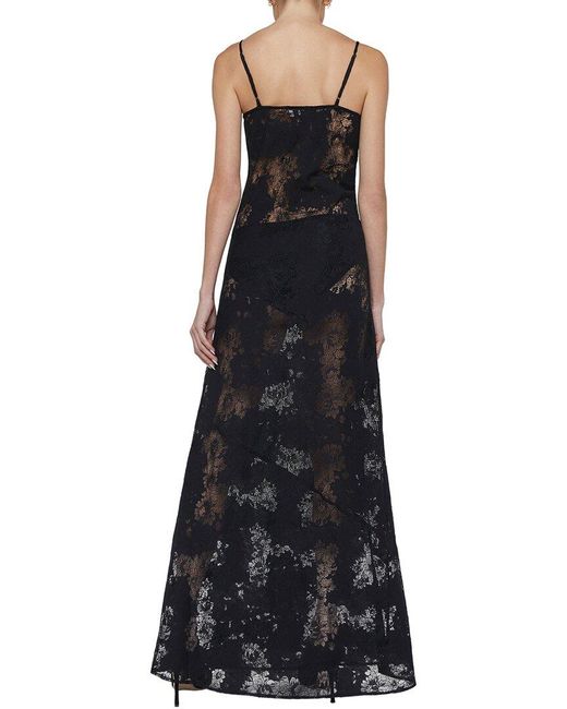 L'Agence Black Bettie Long Dress