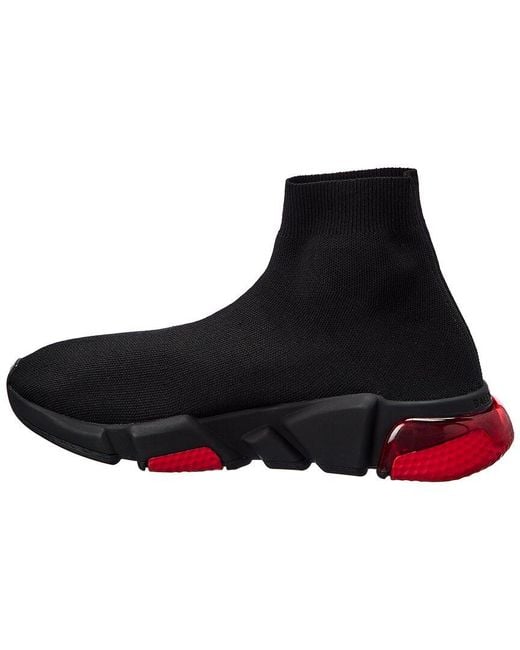 Balenciaga Speed Lt Clear Sock Sneakers in Black for Men Lyst
