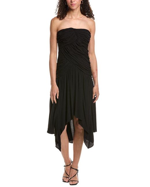 Joie Black Vivienne Midi Dress