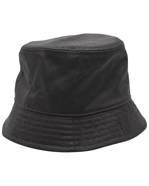 Bottega Veneta Black Intrecciato Effect Bucket Hat (authentic Pre-loved)