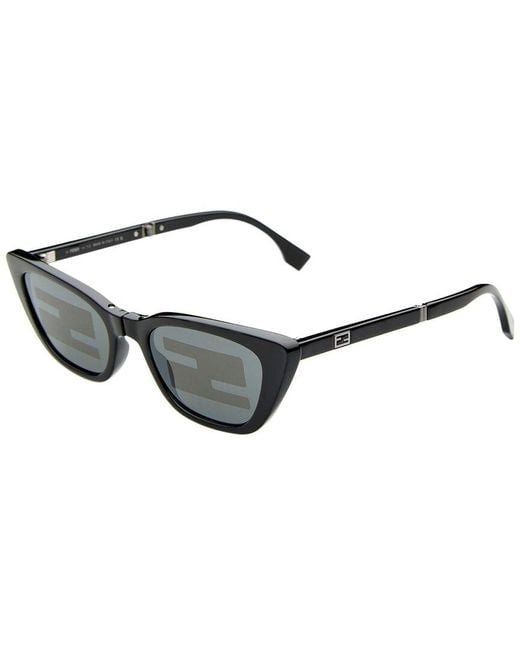 Fendi Black Fe40089I 53Mm Sunglasses